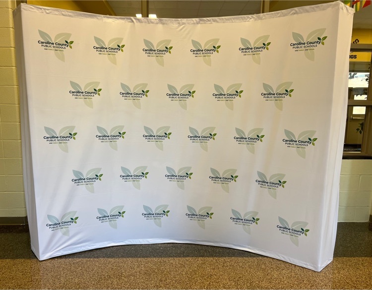 backdrop with logo