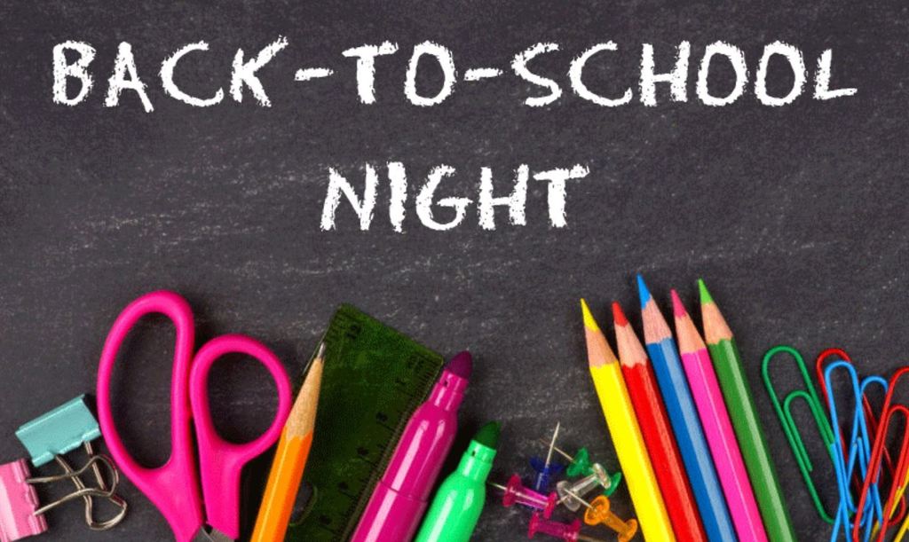 Back To School Night chalkboard
