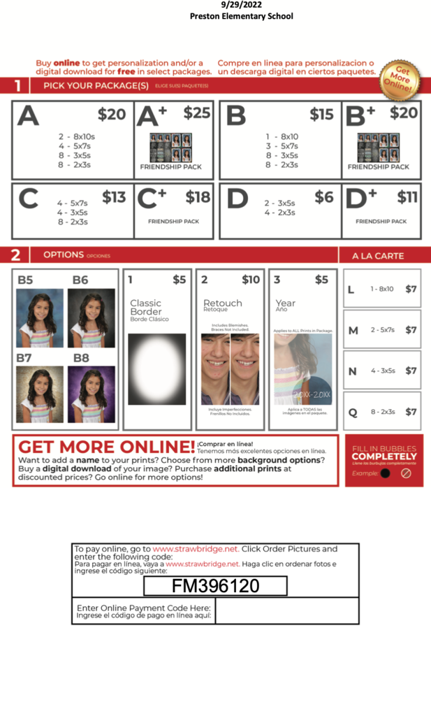 Order form