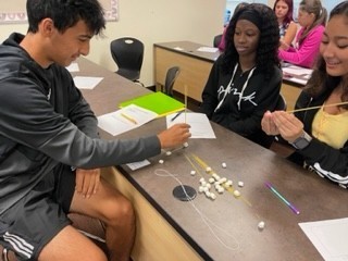 science students working