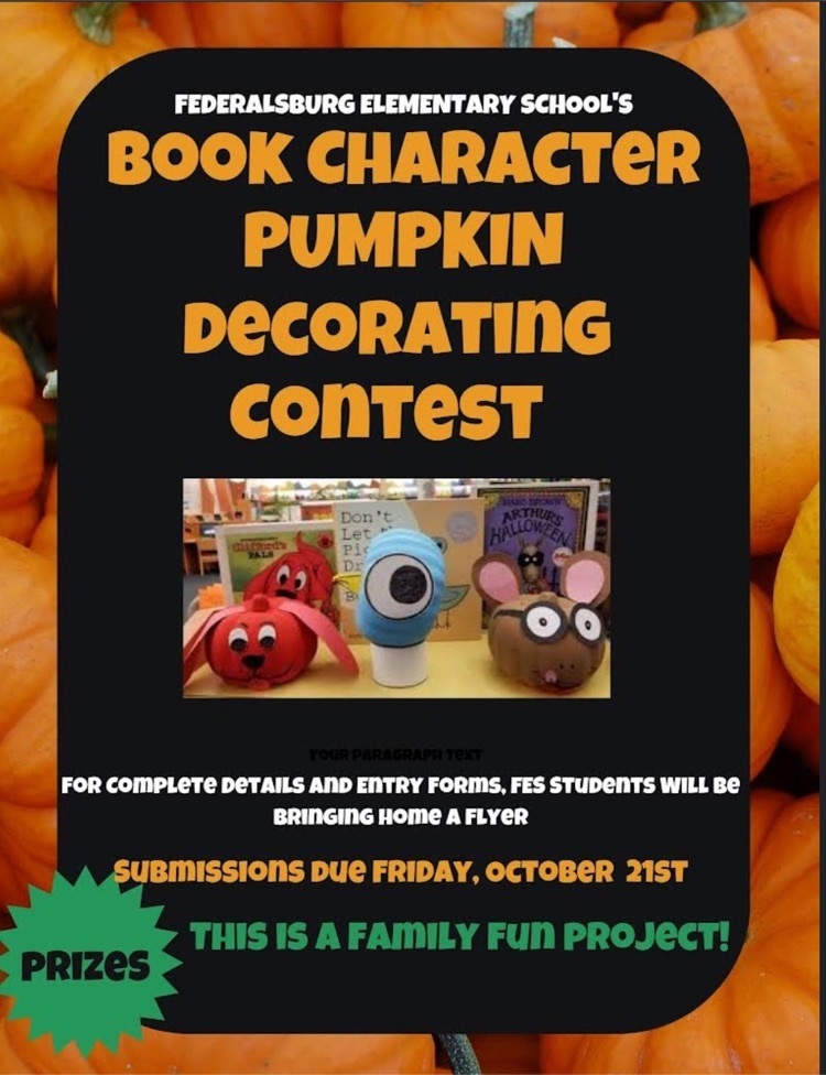 book character pumpkin decorating contest