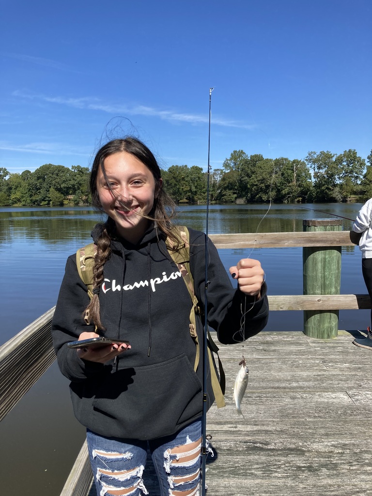 girl with fishing rod