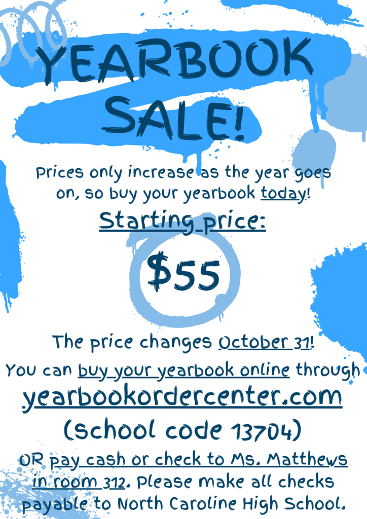 yearbook order info