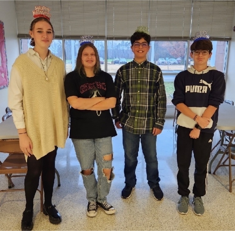 students posing