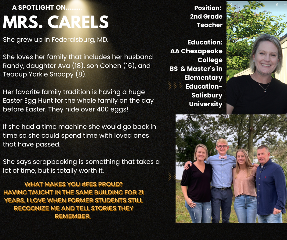 Meet Mrs. Carels
