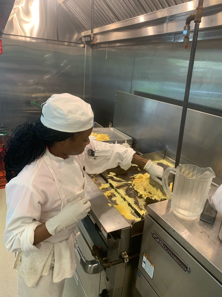 Culinary students are working hard!